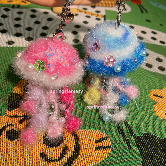 Shiny Jellyfish Keychain DIY Kit (Buy 1 Get 1 Free) – Beginner Friendly