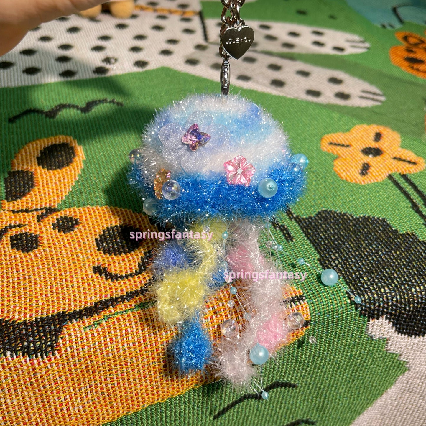 Shiny Jellyfish Keychain DIY Kit (Buy 1 Get 1 Free) – Beginner Friendly