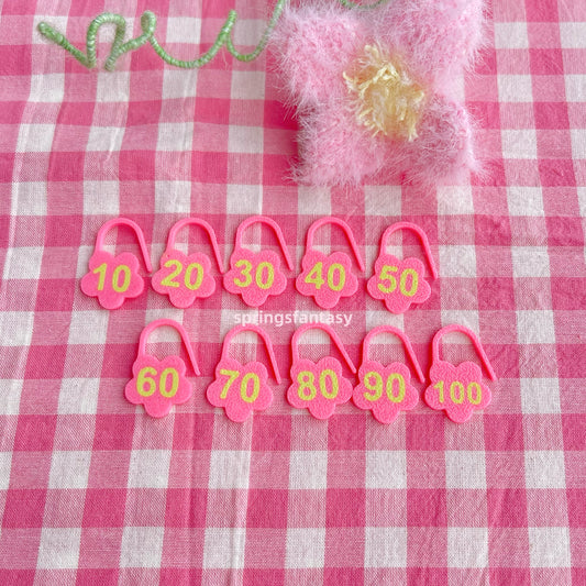 Flower Stitch Markers 🌸