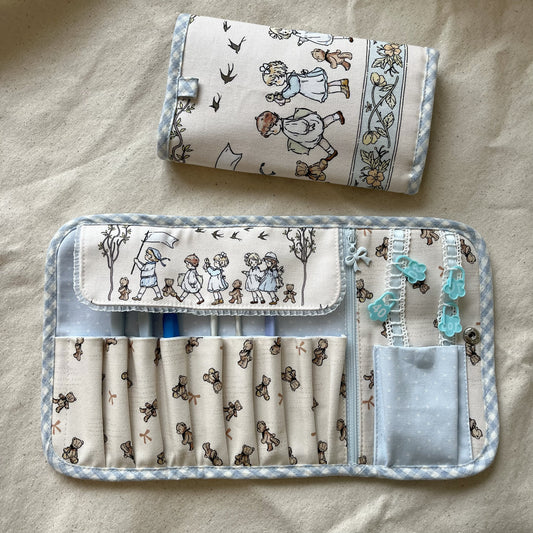 Handmade Illustrated Crochet Hook Case