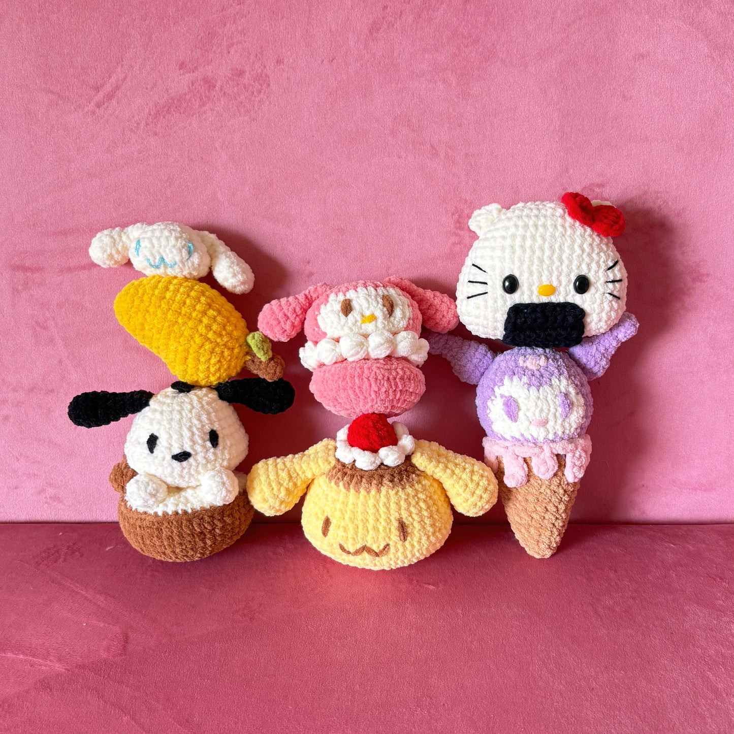 Foodie Friends Charm Plushie Free Patterns