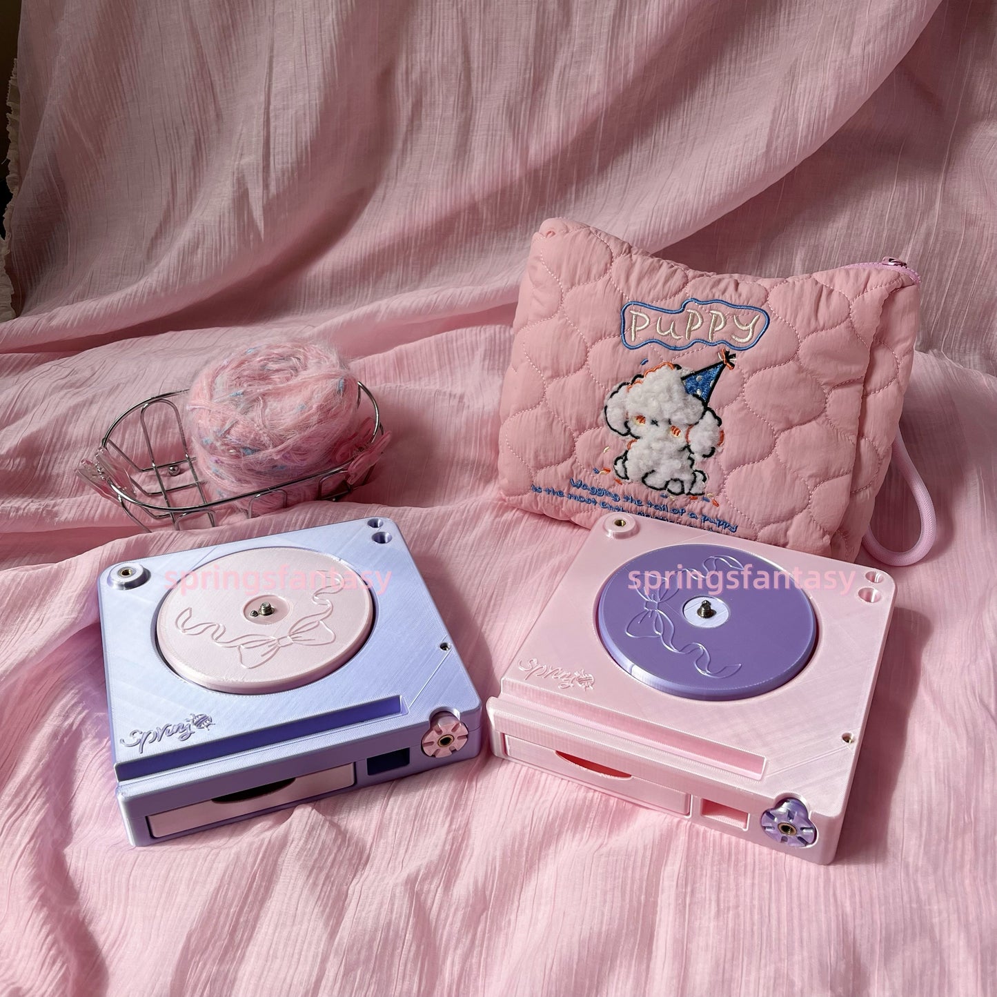 Shiny Portable Multi-Functional Yarn Spool Box