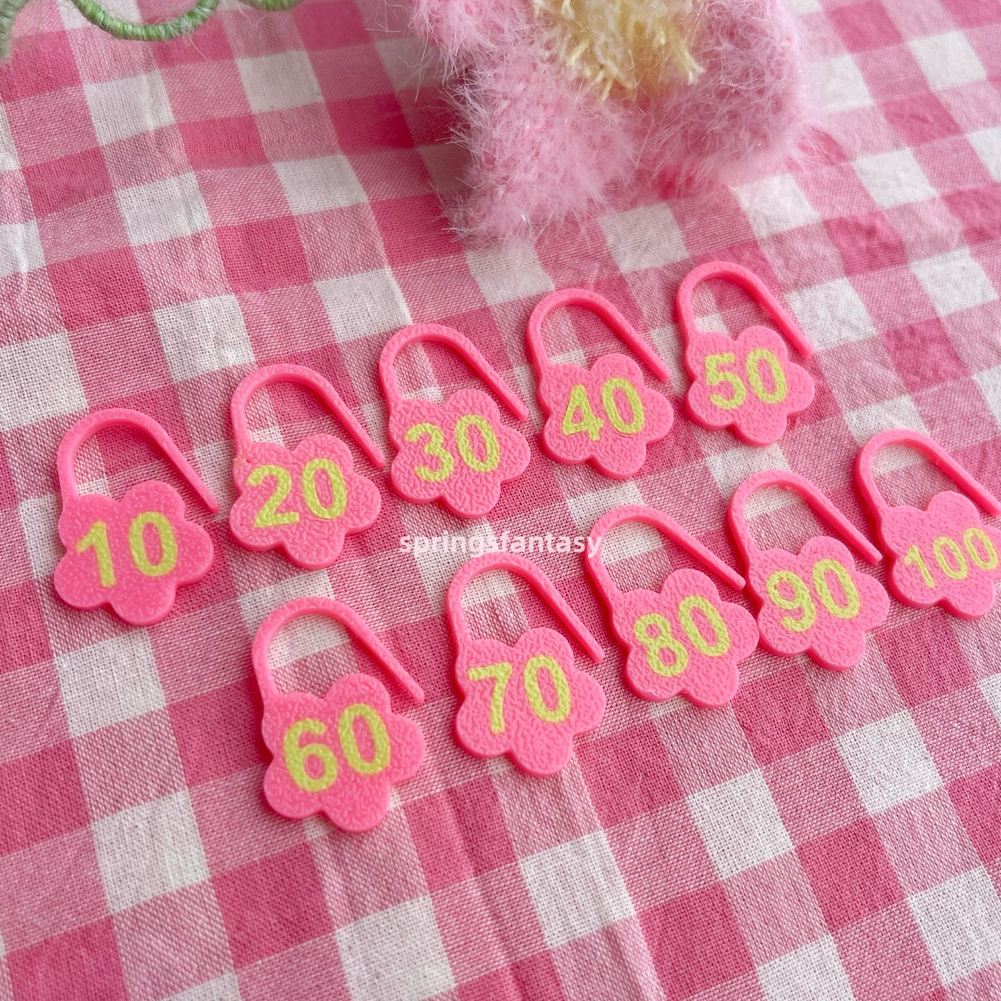 Flower Stitch Markers 🌸