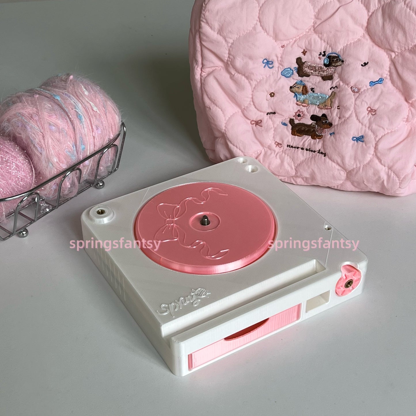 Shiny Portable Multi-Functional Yarn Spool Box