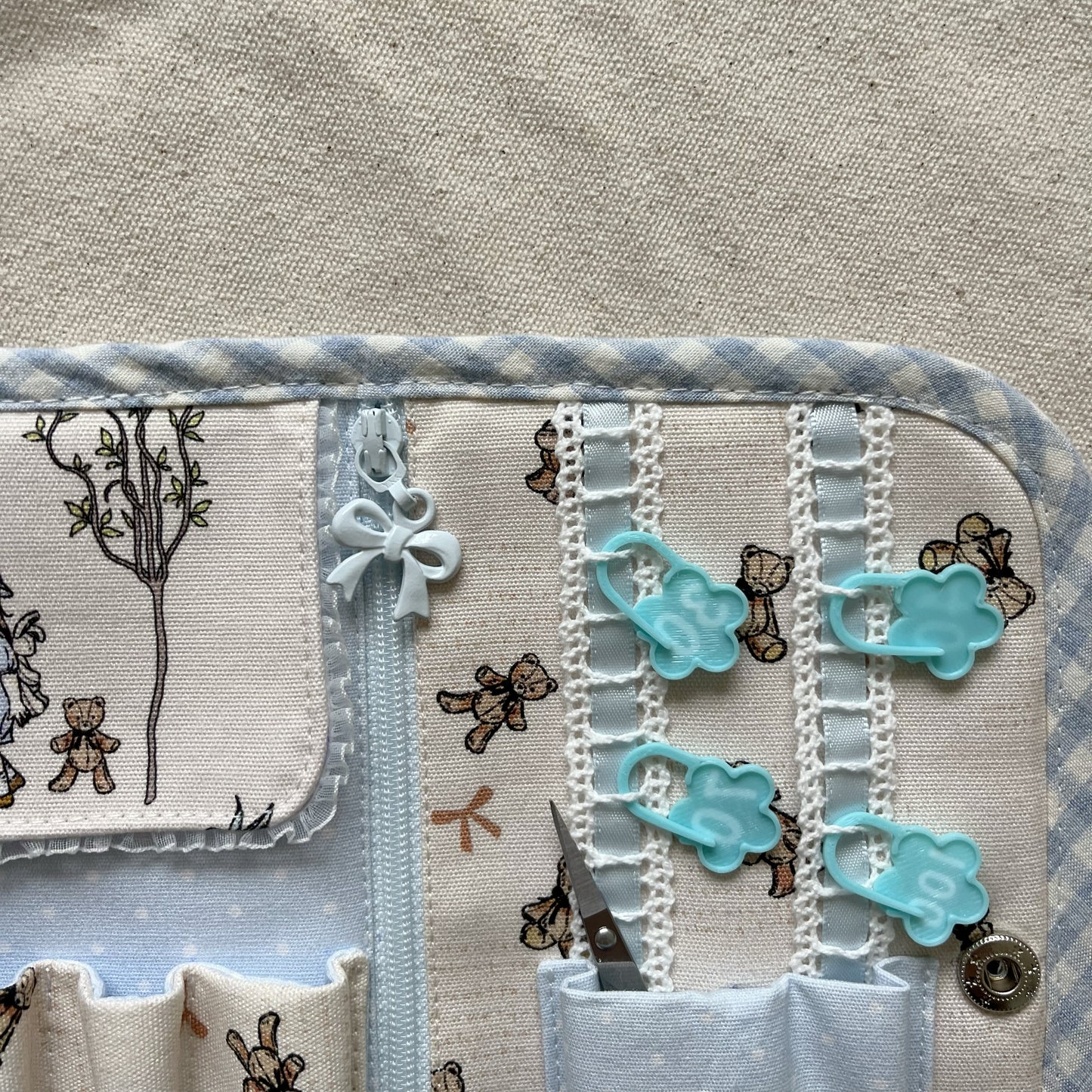 Handmade Illustrated Crochet Hook Case