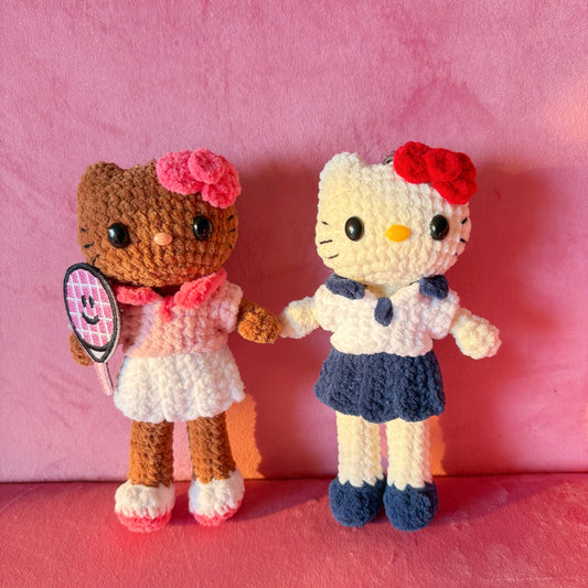 Tennis Bestie Keychain– Crochet Pattern