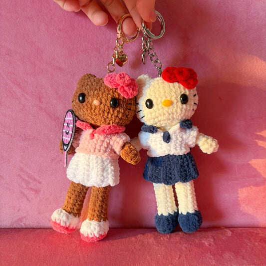 Tennis Bestie Keychain– Crochet Pattern