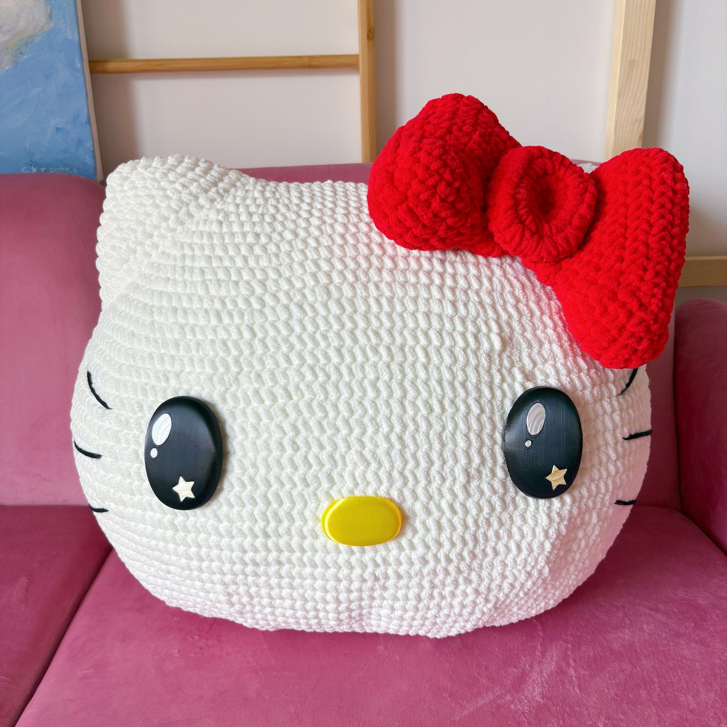 Kitty Pillow Crochet Pattern